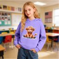 thumbnail image 6 of WAYUTE Girls Sweatshirts Cute Cow Print Hooded Sweatshirt for Boys Soft Casual Pullover with Pocket, 6 of 6