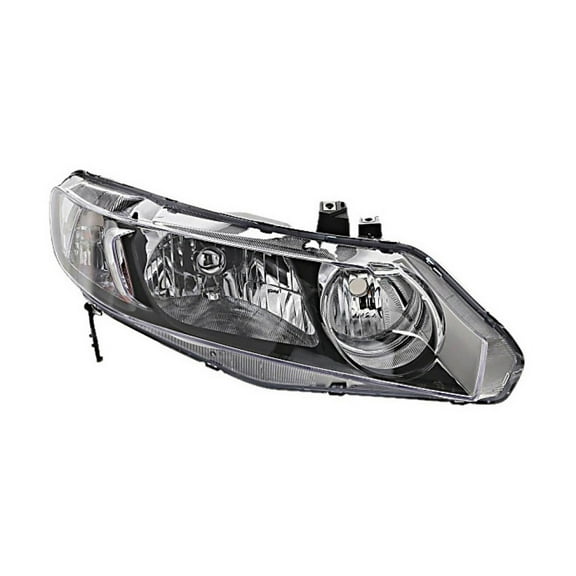 KarParts360 For Honda Civic 2009 2010 2011 Headlight Assembly Passenger Side | Clear Lens | Replacement For HO2503127 | 33101SNCA01