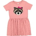 thumbnail image 3 of Inktastic Raccoon Girl Animal Girls Toddler Dress, 3 of 5
