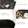 thumbnail image 5 of FORMRS Makeup Bag Travel Cosmetic Organizer for Women Fold Flat Zipper Pouch with Handle, Happy Ghost, 5 of 8