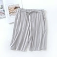 thumbnail image 2 of zbxnLI Pajama Shorts for Women Ultra Soft Lounge Shorts Elastic Waist Drawstring Pj Sleep Shorts for Women, 2 of 7