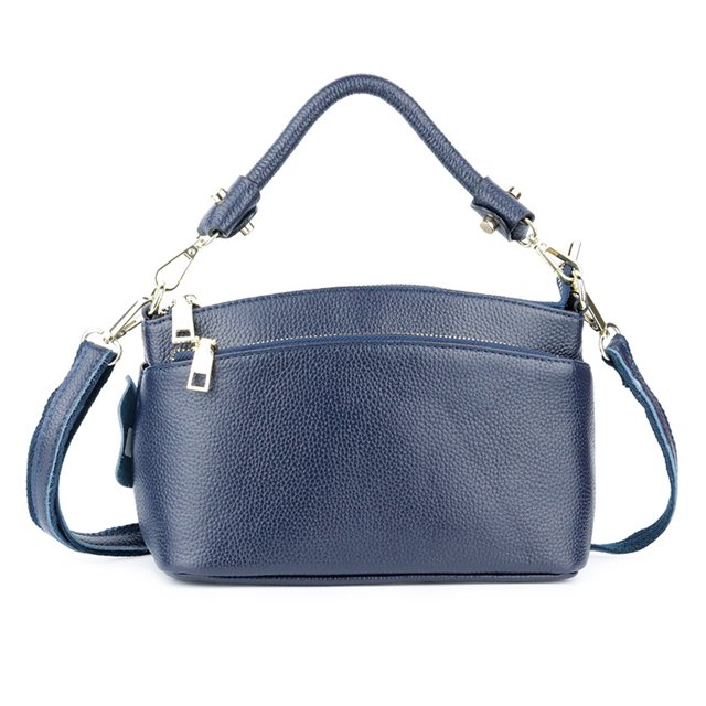 Bolso pequeño de lujo de cuero genuino bandolera con asa superior bolsos de hombro para mujer