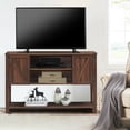 thumbnail image 4 of Costway Console Table Sideboard Buffet TV Stand w/ Storage Cabinets & Bottom Shelf Brown, 4 of 10
