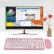 thumbnail image 5 of Juego De Teclado De Mouse Inalámbrico Juegos De Oficina Para Computadora Portátil Micro Receptor De 3 Velocidades (Conjunto Rosa Inalámbrico) Cateissary  EL007573-00, 5 of 6