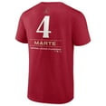 thumbnail image 3 of Men's Fanatics Ketel Marte Red Arizona Diamondbacks 2023 World Series Name & Number T-Shirt, 3 of 5