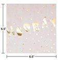 thumbnail image 1 of Creative Converting 342080 Serviettes Roses 3 Plis Estampillées en Aluminium, 16 Unités, 1 of 1