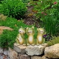 thumbnail image 6 of Cute Resin Frog Statue – Cartoon Decorative Figurine for Garden, Desk, Cabinet, Office – Desktop Ornament, 6 of 6