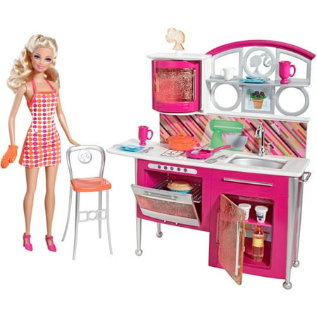 Barbie - Mattel Barbie Stovetope To Tabletop Kitchen