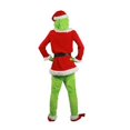 thumbnail image 2 of Grinch Cosplay Disfraz de fiesta de Navidad Conjunto de vestido para niños/adultos XL, 2 of 3