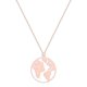 thumbnail image 2 of Collar para mujer, joyería para mujer, collar de cadena de clavícula con mapa del mundo, joyería de personalidad, regalo, collar festivo, un collar, 2 of 3