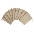 thumbnail image 3 of 20 bolsas de regalo de arpillera de 4x6 pulgadas con cordón, sacos de lino reciclables para recuerdos de boda, manualidades DIY para fiestas, 3 of 5