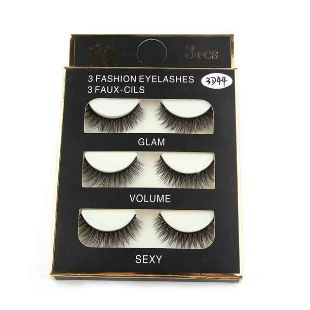 1 Box Luxury 3D False Lashes Strip Eyelashes Long Natural Party