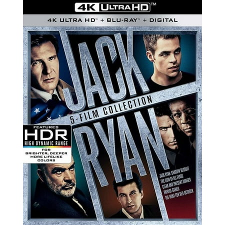 Jack Ryan: 5-movie Collection (4K Ultra HD + Blu-ray + Digital Copy)