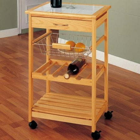 organize it all providence kitchen cart with basket - walmart organize it all providence kitchen cart with basket - walmart