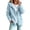 16# Blue, variant on Fleece Sherpa Jacket Women Cozy Teddy Hoodie Long Sleeves Fall Winter Cardigan Casual Zip Up Coats