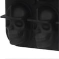 thumbnail image 3 of Professional Black Silicone Ice Cube Mold 10 Compartments Skull Shape Ice Cube Tray Mold for Halloween Home Bar, 3 of 4