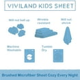 thumbnail image 6 of Viviland 3 Pieces Boys Grey Twin Sheet Set - Soft Microfiber Fitted Flat Sheets & Pillowcase - Game Player Paddle Printed Bedding Sets - for Kids & Toddlers, 6 of 9