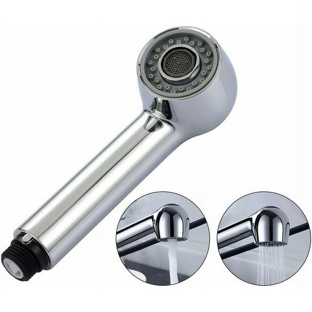Jinsinto Hand Shower Retractable Faucet Kitchen Sink Mixer Head 2 Jet Types Toilet Shower Replacement For Basin Faucet or Universal Shower Head