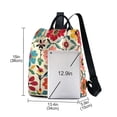 thumbnail image 3 of FORMRS Women's Travel Backpack Purse Anti-Theft Hidden Pockets Casual Shoulder Bag, Colorful Flowers, 3 of 7