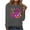 QR1-Gray, variant on VKOYWKM Long Sleeve Shirts for Women Breast Cancer Awareness T-Shirts Breast Cancer T Shirt Long Sleeve Pink Ribbon Print Shirt Crew Neck Loose Fit Cancer Tee Tops