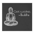 thumbnail image 2 of 9 Crowns Tees Men's Zen Get Woke Graphic Shirt (Woke Juniors Charcoal, 3X-Large), 2 of 4