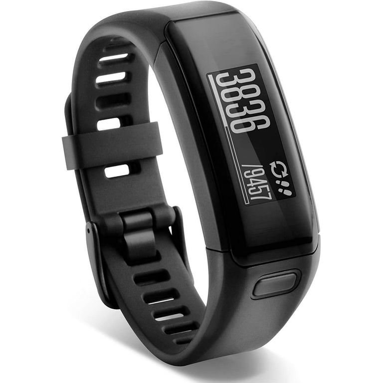 Used Garmin Vivosmart HR Activity Tracker Regular Fit Smart Fitness Band Black 010 N1955 06 Walmart