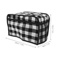 thumbnail image 2 of RUNROTOO Toaster Protective Cover Drawstring Type 1Pack Black Cotton Dust Proof for Home Kitchen Use, 2 of 8