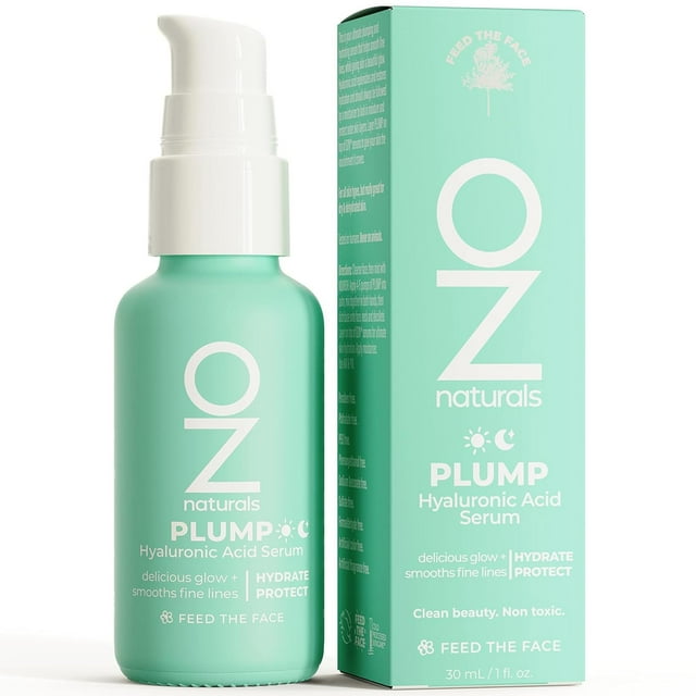 Sérum OzNaturals Plump de ácido hialurónico 30 ml con vitamina C, E