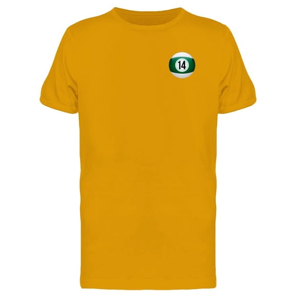14 Green Billiard Pool Ball Tee Men's -Image by Shutterstock