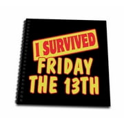3dRose I Survived Friday The 13Th Survial Pride And Humor Design - Mini Notepad, 4 by 4-inch
