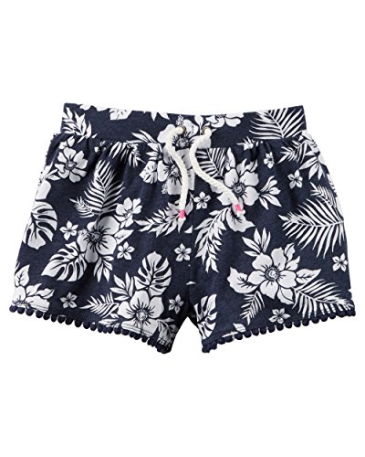 Carter's - Little Girls' Floral Jersey Shorts 6-Kids - Walmart.com ...