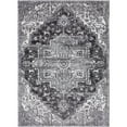 thumbnail image 4 of Luxe Weavers Hampstead Collection Anthracite 8x10 Boho Area Rug, 4 of 7
