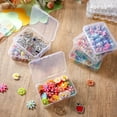 thumbnail image 7 of Monebena 2 Pcs Small Plastic Storage Containers Box, Small Clear Plastic Containers with Lids, Transparent Organizers and Storage Box for Bead, Nail, Jewelry, DIY Crafts and Small Items, 7 of 7