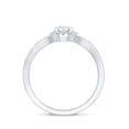 thumbnail image 2 of Rosec Jewels Lab Diamond Ring - Vintage Inspired Engagement Ring (EF-VS Quality Certified), 18K White Gold, US 12.50, 2 of 8