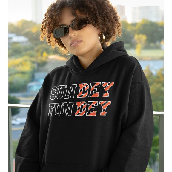 Sundey Fundey Bengals Football Fan Unisex Hoodie