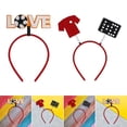 thumbnail image 1 of Diademas de aro Hugo para el pelo, diadema de fútbol, accesorios de fotos, 1 of 10