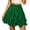 Green, variant on Lazy and Casual Pleated High Waisted Lace Edged Half Length Skirt Poodle Skirt for Girls M