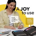 thumbnail image 4 of Castle Art Supplies 72 Colored Pencils Zipper-Case Set | Quality Soft Core Coloring Pencils for Adults Professionals and Colorists | In Neat Strong Carry-Anywhere Zipper Case, 4 of 5