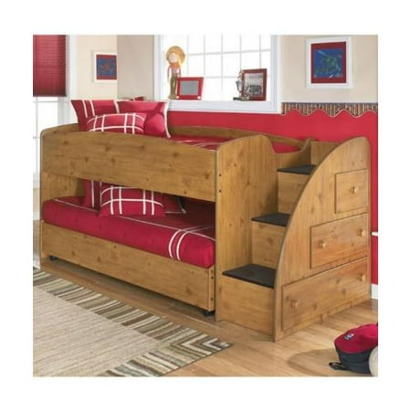 Ashley B233 13l 68b 68t Stages Collection Twin Loft Bed With Ashley B233 13l 68b 68t Stages Collection Twin Loft Bed With Caster Replicated Pine Grain