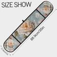 thumbnail image 3 of Yayeee Double Oven Mitt Kitchen Heat Resistant Baking 35" x7" Quilted Glove, Whimsical Rose, 3 of 6