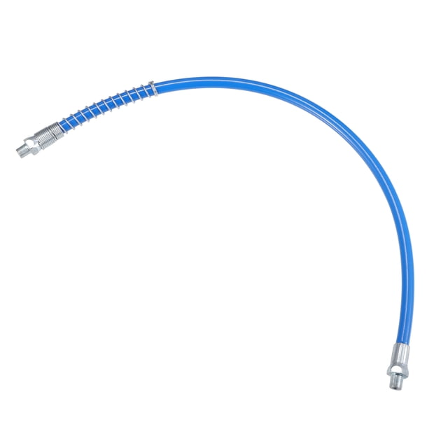 Manguera flexible para pistola de engrase NPT, Universal, 20 pulgadas, 1/8 ", extensión de manguera de engrase flexible para remolque, antideslizante, Metal azul, 1 ud.