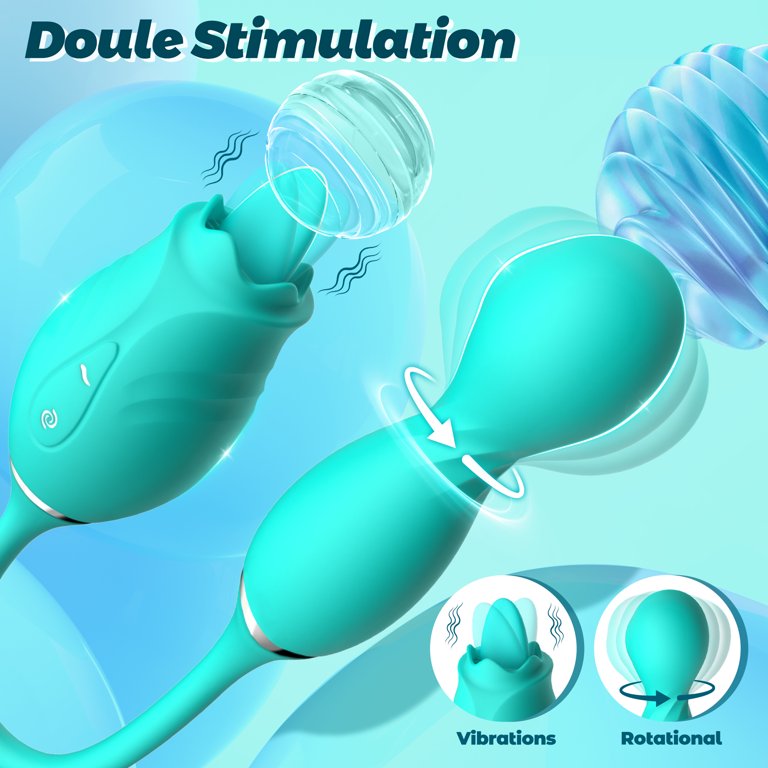 other ways to charge rose toy Rose Toy Dildo Thrusting Vibrator for Women Egg Clitoris Sucker Stimul –  K-Minded main image 0