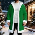 thumbnail image 5 of Cozy Winter Hooded Cardigan, Sherpa-Lined Christmas Jacket for Men & Women, Festive Outdoor Comfort, Long Sleeve Holiday â [Color], [Size], 5 of 9
