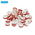 thumbnail image 3 of Unique Bargains Perles Intercalaires 10mm, 100 Pcs Perles Intercalaires en Strass Rondes en Vrac pour Fabrication de Bijoux, Rouge, 3 of 5