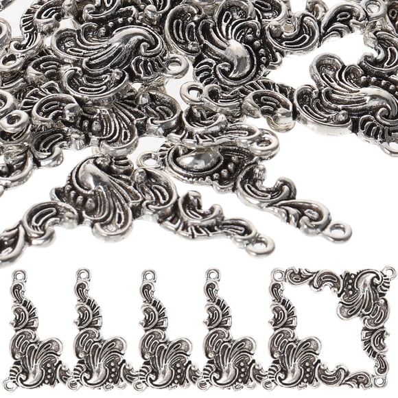 20 Pcs Pendentifs en Alliage DIY Breloques Paon Vintage pour Fabrication de Bijoux et Cadeaux