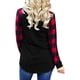 thumbnail image 4 of Women Crewneck Top Stitching Women Blouse Fashionable  for Lady for Christmas ANGGREK Otros, 4 of 6