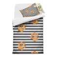thumbnail image 2 of Paw Print Sonstripes Duvet Cover and Pillowcase Set for Single Bedding, Bedroom Accessories for Kids Teens, 2 of 5