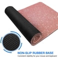 thumbnail image 6 of Experience Luxury with Pink Mouse Pad & XXL Desk Pad - 31.5x11.8 Inches 3 Levels Desk Mat, Ideal for Computer Keyboard, Large Mousepad for Home Office, 6 of 7