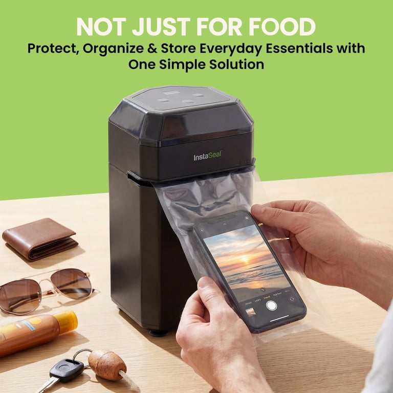 Instaseal Food Vacuum Sealer Machine, Upright Design, Seals