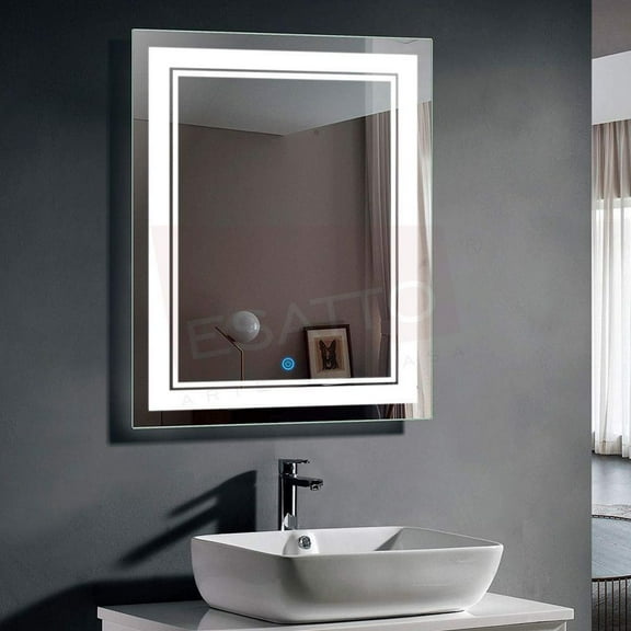 Espejo LED Touch Rectangular ESATTO 80X60 Cm ES-001